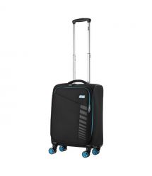 2E Валіза 2E, Trek, поліестер, мала, 35л, TSA, 4 колеса, чорний