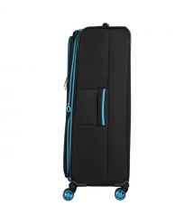 2E Валіза 2E, Trek, поліестер, велика, 97/117л, TSA, 4 колеса, EXP, чорний