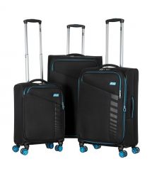 2E Валіза 2E, Trek, поліестер, велика, 97/117л, TSA, 4 колеса, EXP, чорний