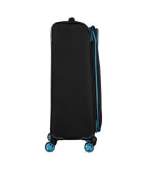 2E Валіза 2E, Trek, поліестер, середня, 64/78л, TSA, 4 колеса, EXP, чорний