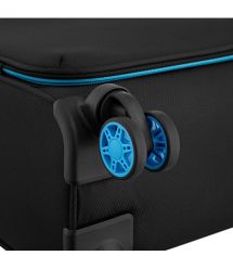 2E Валіза 2E, Trek, поліестер, середня, 64/78л, TSA, 4 колеса, EXP, чорний