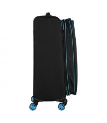 2E Набір валіз 2E, Trek, (M+S), TSA, 4 колеса, + 2 рюкзаки Cabin (2E-BPET-CABIN-BK), поліестр, чорний