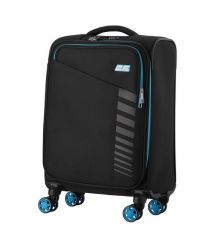 2E Набір валіз 2E, Trek, (M+S), TSA, 4 колеса, + 2 рюкзаки Cabin (2E-BPET-CABIN-BK), поліестр, чорний