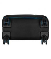 2E Набір валіз 2E, Trek, (M+S), TSA, 4 колеса, + 2 рюкзаки Cabin (2E-BPET-CABIN-BK), поліестр, чорний