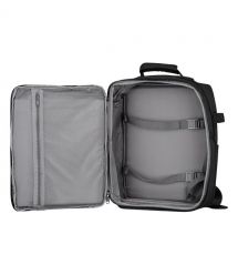 2E Набір валіз 2E, Trek, (M+S), TSA, 4 колеса, + 2 рюкзаки Cabin (2E-BPET-CABIN-BK), поліестр, чорний