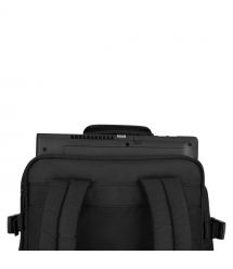 2E Набір валіз 2E, Trek, (L+M+S), TSA, 4 колеса, + 3 рюкзаки Cabin (2E-BPET-CABIN-BK), поліестр, чорний