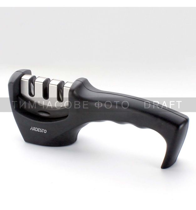 ARDESTO Точилка для ножів Ardesto Gemini, 20.5x5.5x7.5см, вольфрамовий сплав, пластик, чорний