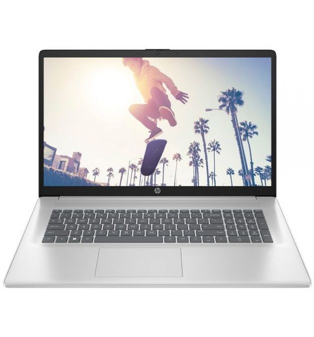 HP Notebook 17-cn4042ua 17.3" FHD IPS AG, Intel 5-120U, 16GB, F1024GB, UMA, DOS, silver