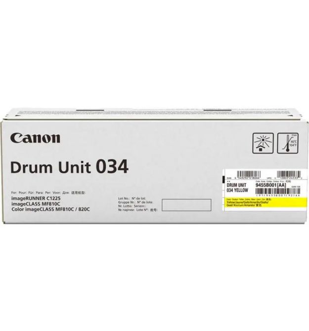 Canon Драм-юнит C-EXV034 C1225iF/C1225 Yellow (34000 стр.)