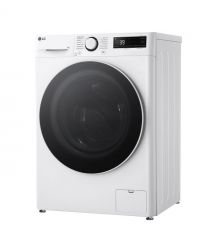 LG Стиральная машина фронтальная, 9кг, 1200, A, 48см, дисплей, пар, инвертор, белый
