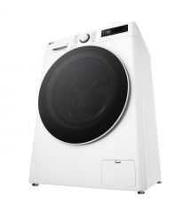 LG Стиральная машина фронтальная, 9кг, 1200, A, 48см, дисплей, пар, инвертор, белый