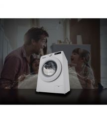LG Стиральная машина фронтальная, 10кг, 1400, A, 57см, дисплей, пар, инвертор, белый