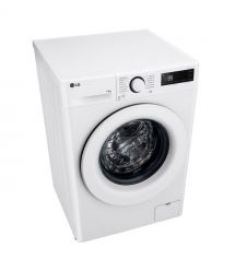 LG Стиральная машина фронтальная, 10кг, 1400, A, 57см, дисплей, пар, инвертор, белый