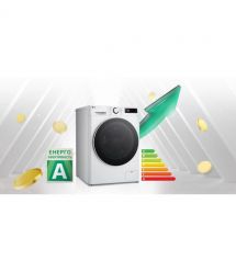 LG Стиральная машина фронтальная, 11кг, 1400, A, 57см, дисплей, пар, инвертор, белый