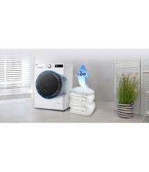 LG Стиральная машина фронтальная, 11кг, 1400, A, 57см, дисплей, пар, инвертор, белый