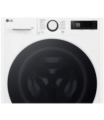 LG Стиральная машина фронтальная, 10кг, 1400, A, 57см, дисплей, пар, инвертор, белый