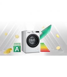 LG Стиральная машина фронтальная, 11кг, 1400, A, 57см, дисплей, пар, инвертор, белый