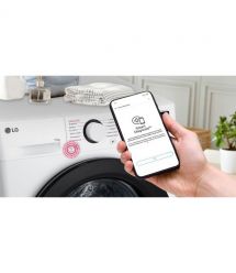 LG Стиральная машина фронтальная, 11кг, 1400, A, 57см, дисплей, пар, инвертор, белый