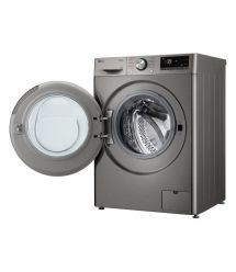 LG Стиральная машина фронтальная, 11кг, 1400, A, 57см, дисплей, пар, инвертор, серебристый