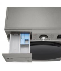 LG Стиральная машина фронтальная, 11кг, 1400, A, 57см, дисплей, пар, инвертор, серебристый