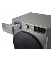 LG Стиральная машина фронтальная, 11кг, 1400, A, 57см, дисплей, пар, инвертор, серебристый