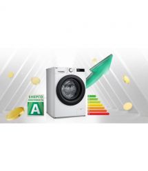 LG Стиральная машина фронтальная, 9кг, 1200, A, 48см, дисплей, пар, инвертор, белый