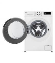 LG Стиральная машина фронтальная, 9кг, 1200, A, 48см, дисплей, пар, инвертор, белый