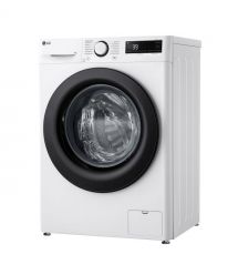 LG Стиральная машина фронтальная, 9кг, 1200, A, 48см, дисплей, пар, инвертор, белый