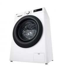 LG Стиральная машина фронтальная, 9кг, 1200, A, 48см, дисплей, пар, инвертор, белый