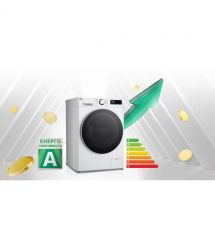 LG Стиральная машина фронтальная, 8кг, 1200, A, 48см, дисплей, пар, инвертор, белый