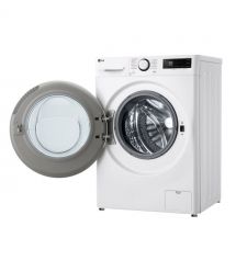 LG Стиральная машина фронтальная, 8кг, 1200, A, 48см, дисплей, пар, инвертор, белый