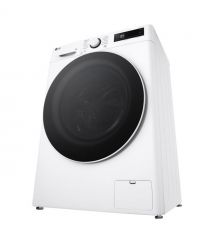 LG Стиральная машина фронтальная, 8кг, 1200, A, 48см, дисплей, пар, инвертор, белый