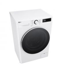 LG Стиральная машина фронтальная, 8кг, 1200, A, 48см, дисплей, пар, инвертор, белый
