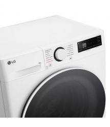 LG Стиральная машина фронтальная, 8кг, 1200, A, 48см, дисплей, пар, инвертор, белый