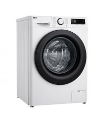 LG Стиральная машина фронтальная, 8кг, 1200, A, 48см, дисплей, пар, инвертор, белый