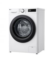 LG Стиральная машина фронтальная, 8кг, 1200, A, 48см, дисплей, пар, инвертор, белый
