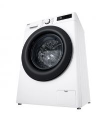 LG Стиральная машина фронтальная, 8кг, 1200, A, 48см, дисплей, пар, инвертор, белый