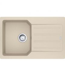 Franke Мойка кухонная City, фрагранит, прямоугольник, с крылом, 780х500х190мм, чаша - 1, врезная, оборотная, UCG 611-78, бежевый