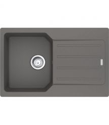 Franke Мойка кухонная City, фрагранит, прямоугольник, с крылом, 780х500х190мм, ч