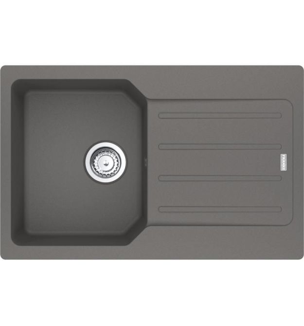 Franke Мойка кухонная City, фрагранит, прямоугольник, с крылом, 780х500х190мм, ч