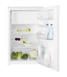 Electrolux Electrolux ref built-in with top freezer, 87.3x55x55, ref-109l, freez.-14l, 1door, E, ST, white