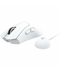 Razer DeathAdder V4 Pro Gen-2, RGB, USB-A/WL/BT, белый