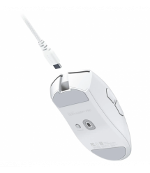 Razer DeathAdder V4 Pro Gen-2, RGB, USB-A/WL/BT, белый