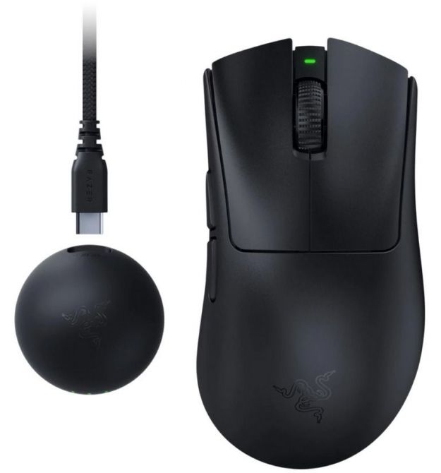 Razer DeathAdder V4 Pro Gen-2, USB-A/WL, черный