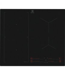 Electrolux Варильна поверхня Electrolux індукційна, 60см, розширена зона, датчик кипіння, Hob2Hood, чорний матовий