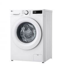 LG Стиральная машина фронтальная, 8кг, 1200, A, 48см, дисплей, пар, инвертор, белый