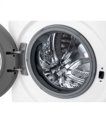 LG Стиральная машина фронтальная, 8кг, 1200, A, 48см, дисплей, пар, инвертор, белый