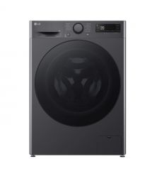 LG Стиральная машина фронтальная, 9кг, 1200, A, 48см, дисплей, пар, инвертор, черный