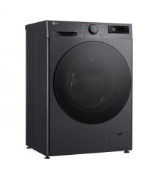 LG Стиральная машина фронтальная, 9кг, 1200, A, 48см, дисплей, пар, инвертор, черный