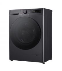 LG Стиральная машина фронтальная, 9кг, 1200, A, 48см, дисплей, пар, инвертор, черный